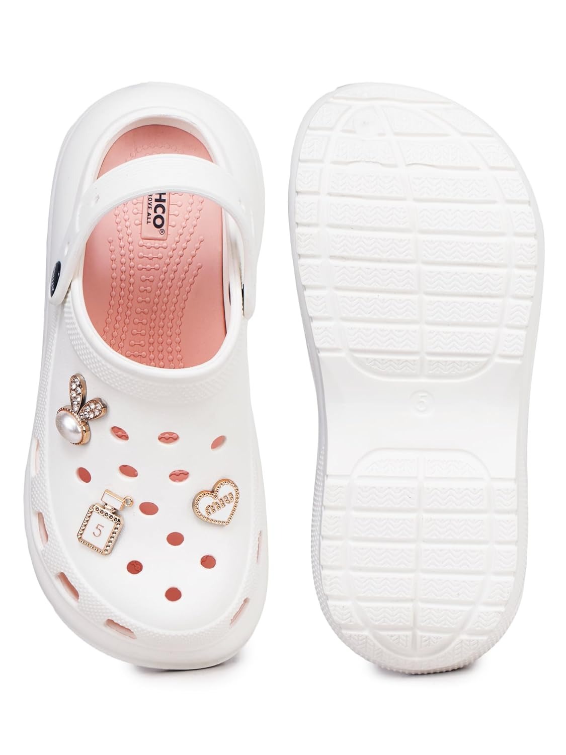 Dual-Color Soft EVA Cushioned Clogs For Women's|Girl's| - Image 4